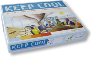 Cover of Keep Cool game with text and graphics